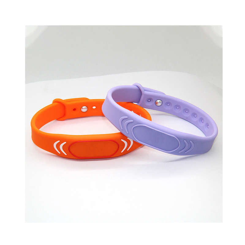 RFID硅膠腕帶批發IC硅膠腕帶定制NFC硅膠手環廠家3